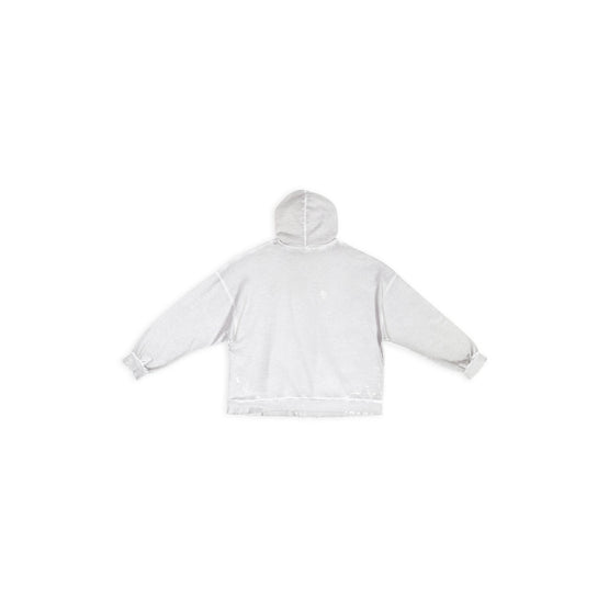 Women Wide Fit Hoodie - Dirty White