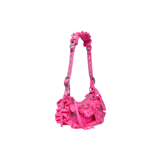 Women Le Cagole Shoulder Bag Xs - Shocking Pink