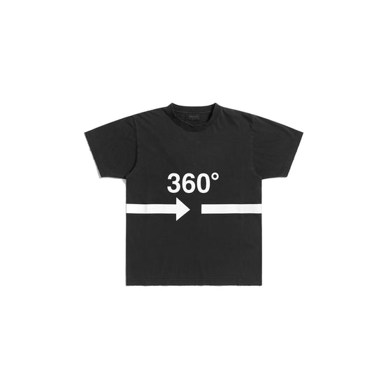 Women Tubular T-Shirt - Black/White