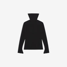 Women Mask Turtleneck - Black