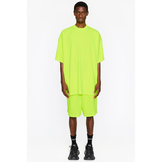 Men Sweat Shorts - Fluo Yellow