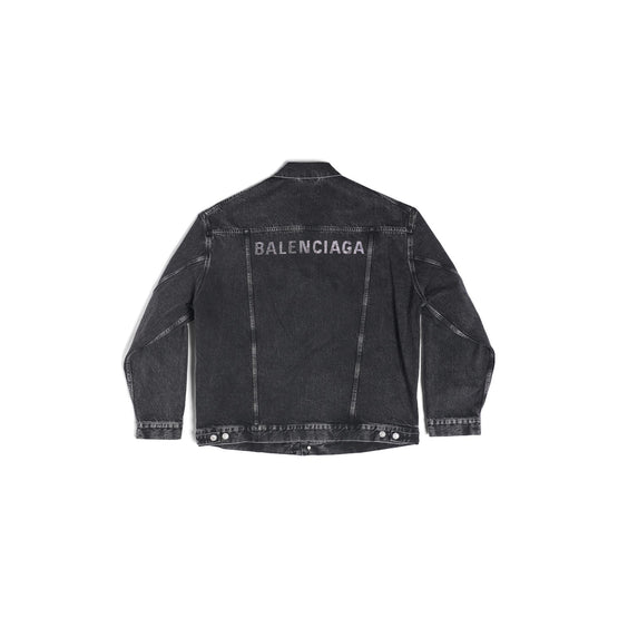 Women Strass Jacket - Washed Black