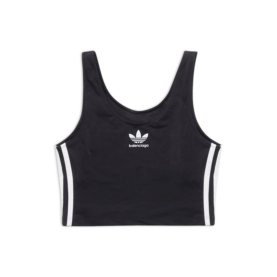 Women Sw Adidas Swim Tank Top - Black/White