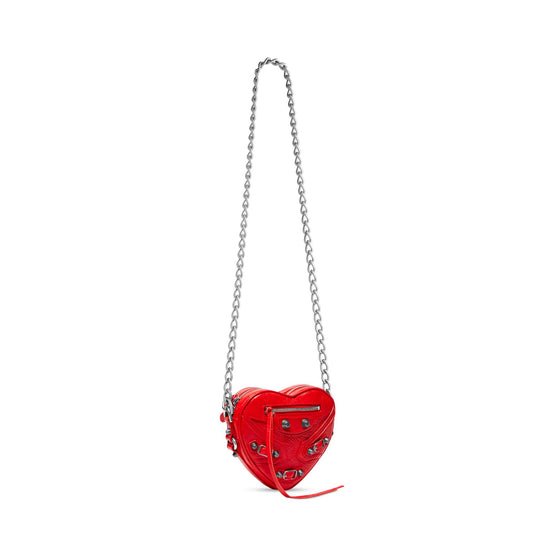 Women Le Cagole Heart Mini Bag - Tomato Red