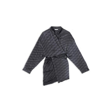 Women Wrap Dress - Charcoal