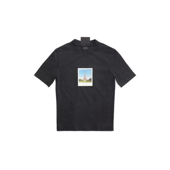 Women Tight T-Shirt - Washed Black