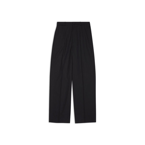Men Large Fit Tailored Pants - Black/White