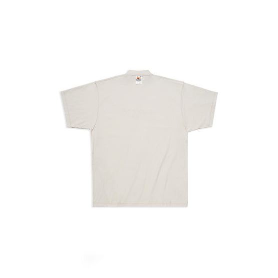 Men Inside Out T-Shirt - Ecru/Black