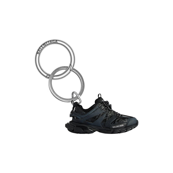 Men Track Keyring - Black & White