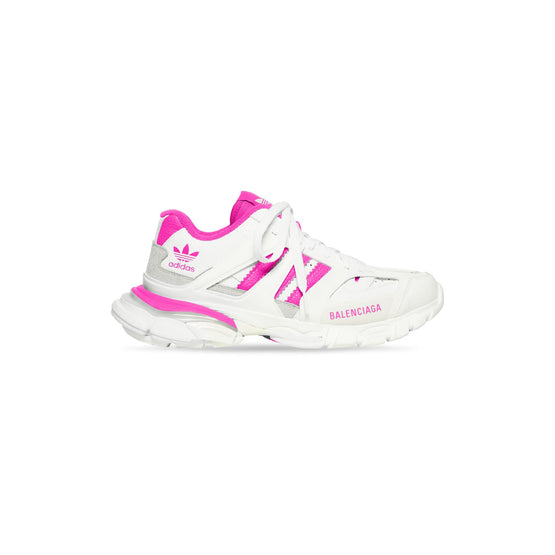 Women Track Forum Low Top Bicolor/Nw - White/Neon Pink