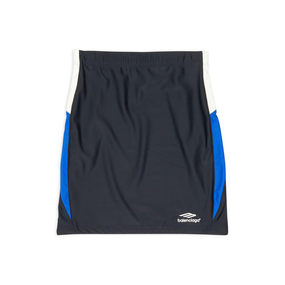 Women Tracksuit Stretch Skirt - Black