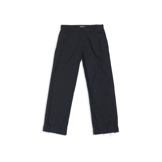 Men Cropped Pants - Noir
