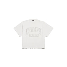 Men S/S Cropped T-Shirt - Off White