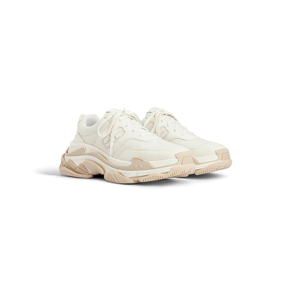 Men Triple S Bcl Nylon/Suede/Nw - Eggshell/Sand Beige