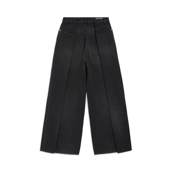Men Double Side Pants - Sunbleached Black