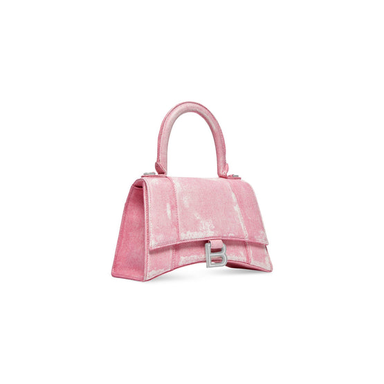 Women Hourglass Top Handle  S Aj - Denim Pink