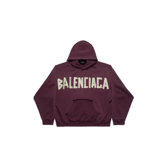 Men Ripped Pocket Hoodie - Bordeaux
