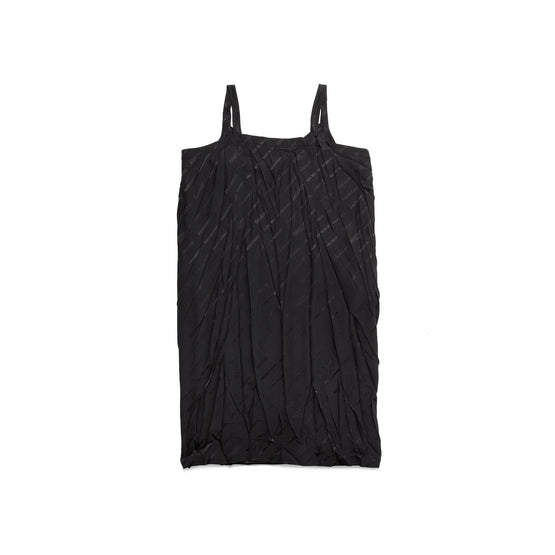 Women Oversized Slip Dress - Black