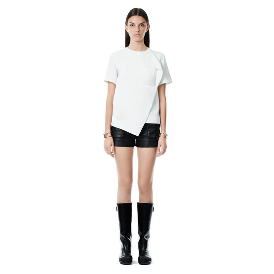 Women Overlap S/S Top - Ivoire