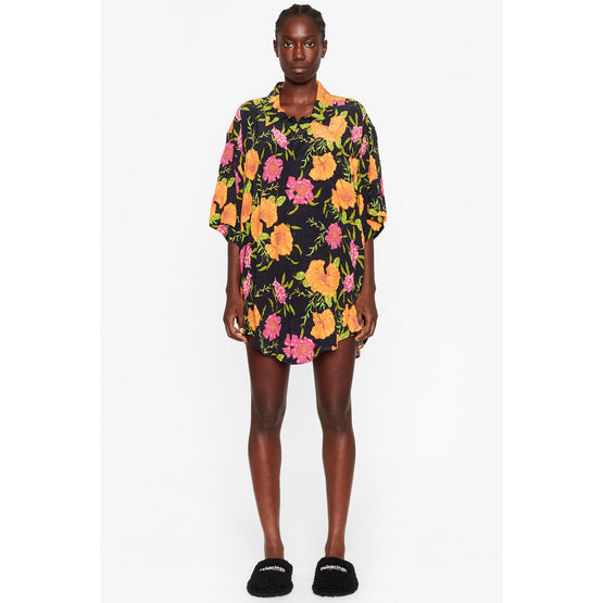 Women S/S Minimal Shirt - Black