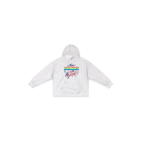 Women Wide Fit Hoodie - Dirty White