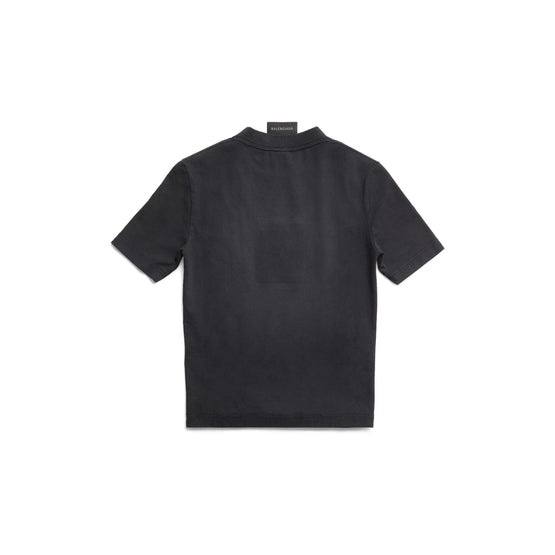 Women Tight T-Shirt - Washed Black