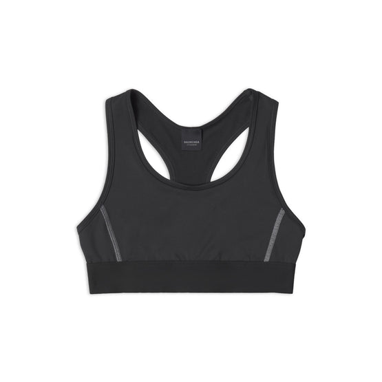 Women Sporty Bra - Black/Grey