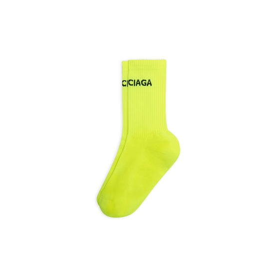 Women Socks Tennis Socks Fluo Pa Ea - Lemon/Black