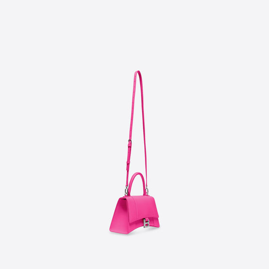 Women Hourglass Top Handle  S Aj - Acid Fuchsia