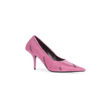 Women Sqr.Knf.Pump M80 Strass All - Pink/Black