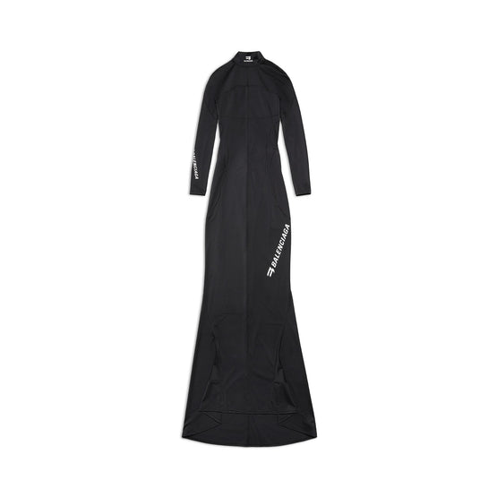 Women Activewear Gown - Black