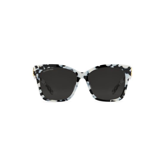Women Dynasty Sq Af 0102Sa Acetate - White Havana