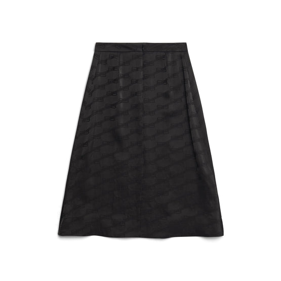 Women A-Line Skirt - Black