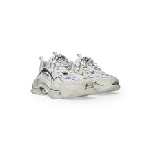 Women Triple S Sketch/W - White/Black/Blue