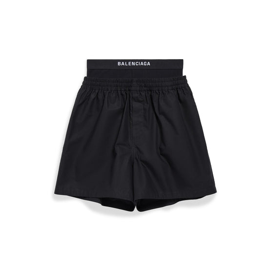 Men Hybrid Boxer Shorts - Black