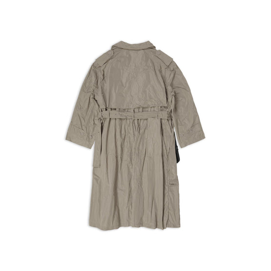 Women Packable Trench - Grey