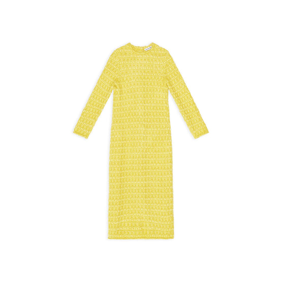 Women Back-To-Front Short Dress - Yellow