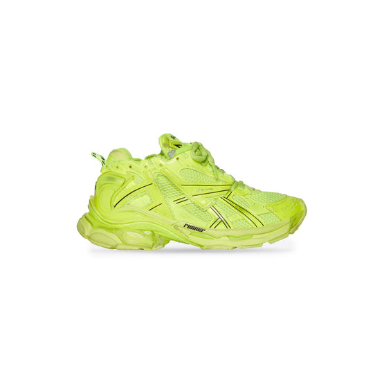 Men Runner Sneaker Bicolor - Fluo Yellow/Black