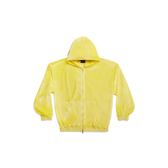 Women Small Zip-Up Hoodie - Yellow