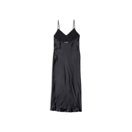 Women Pyjama Dress - Black