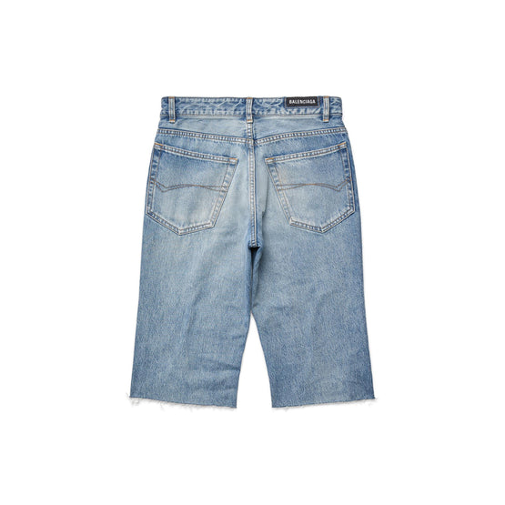 Men Slim Shorts - Eco Blue