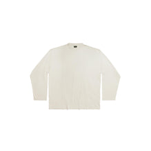 Women L/S Oversized T-Shirt - Shell/Black