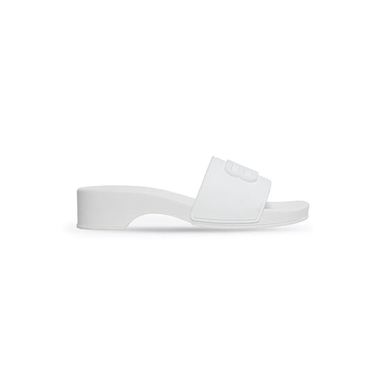 Women Pool Clog Bb Slide Mon Wh - White