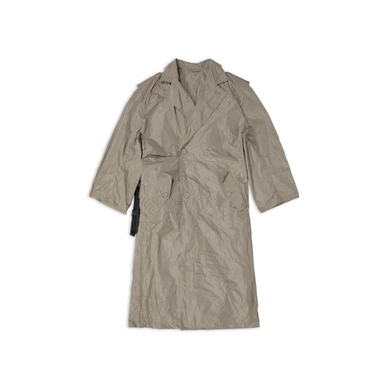 Women Packable Trench - Grey