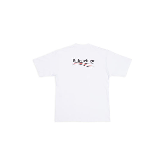 Men S/S Large Fit T-Shirt - White/Black