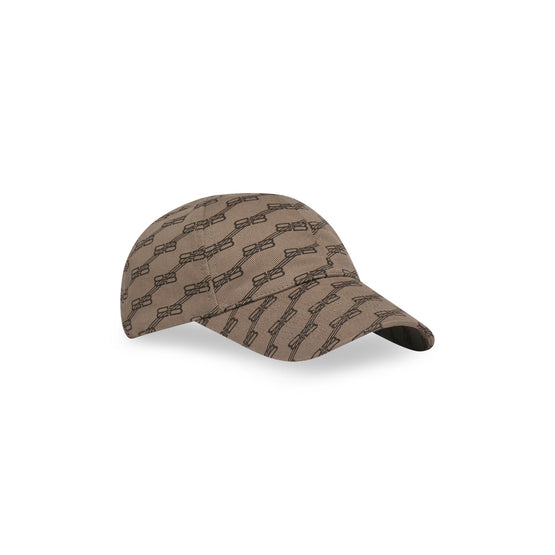 Men Hat Bb Monogram Cap - Beige/Brown