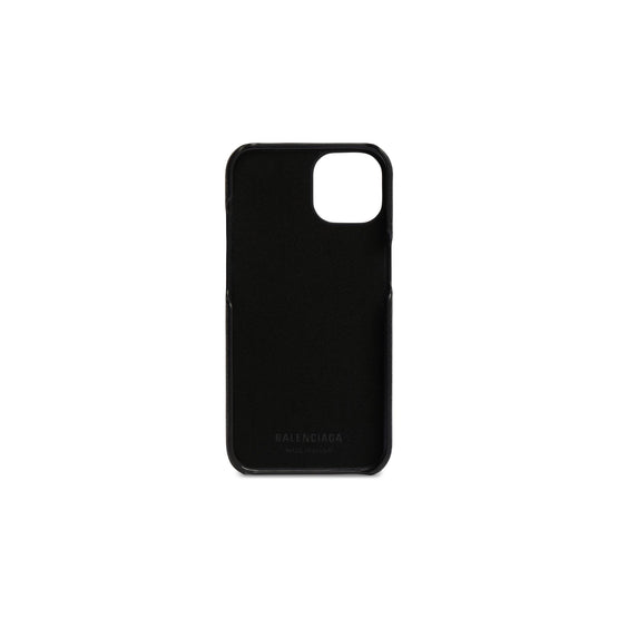 Men Cash Iphone 13 Case - Black/L White