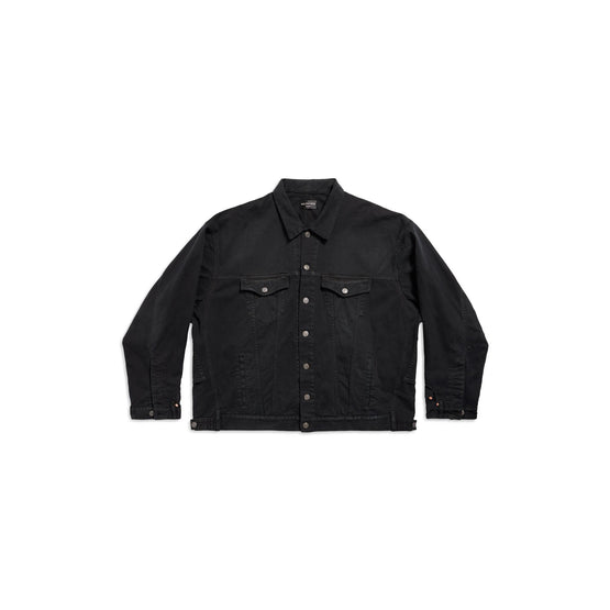 Men Deconstructed Jacket - Sunbleached Black