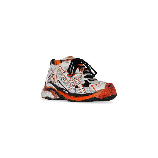 Women Runner Sneaker Tricolor/W - White/Orange/Black