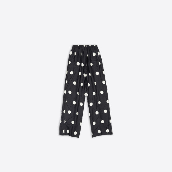 Women Pyjama Pants - Black/White